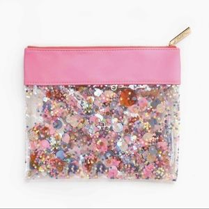 Packed Party Pink Confetti Clutch